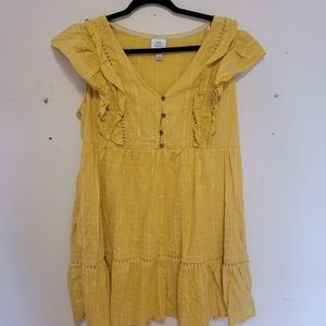 Yellow summer dress